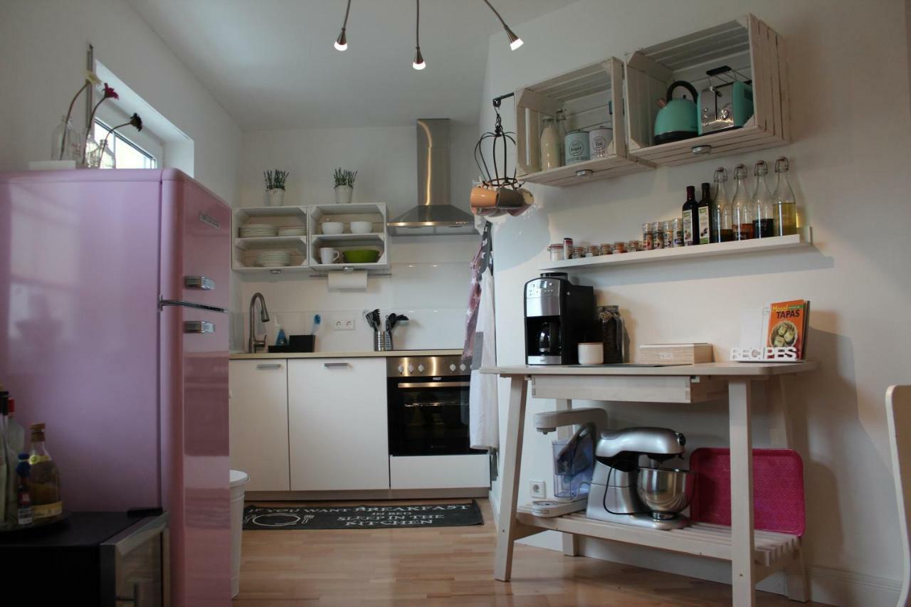 Ferienwohnung Im Türmchen Oberfell Exterior foto